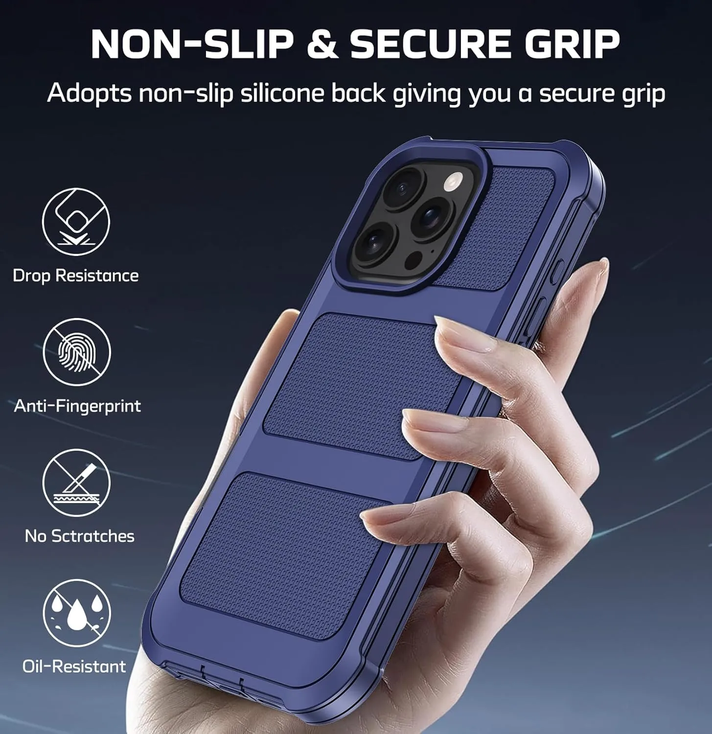 iPhone 16 Pro Military Drop Heavy Duty Protection Belt Clip Case