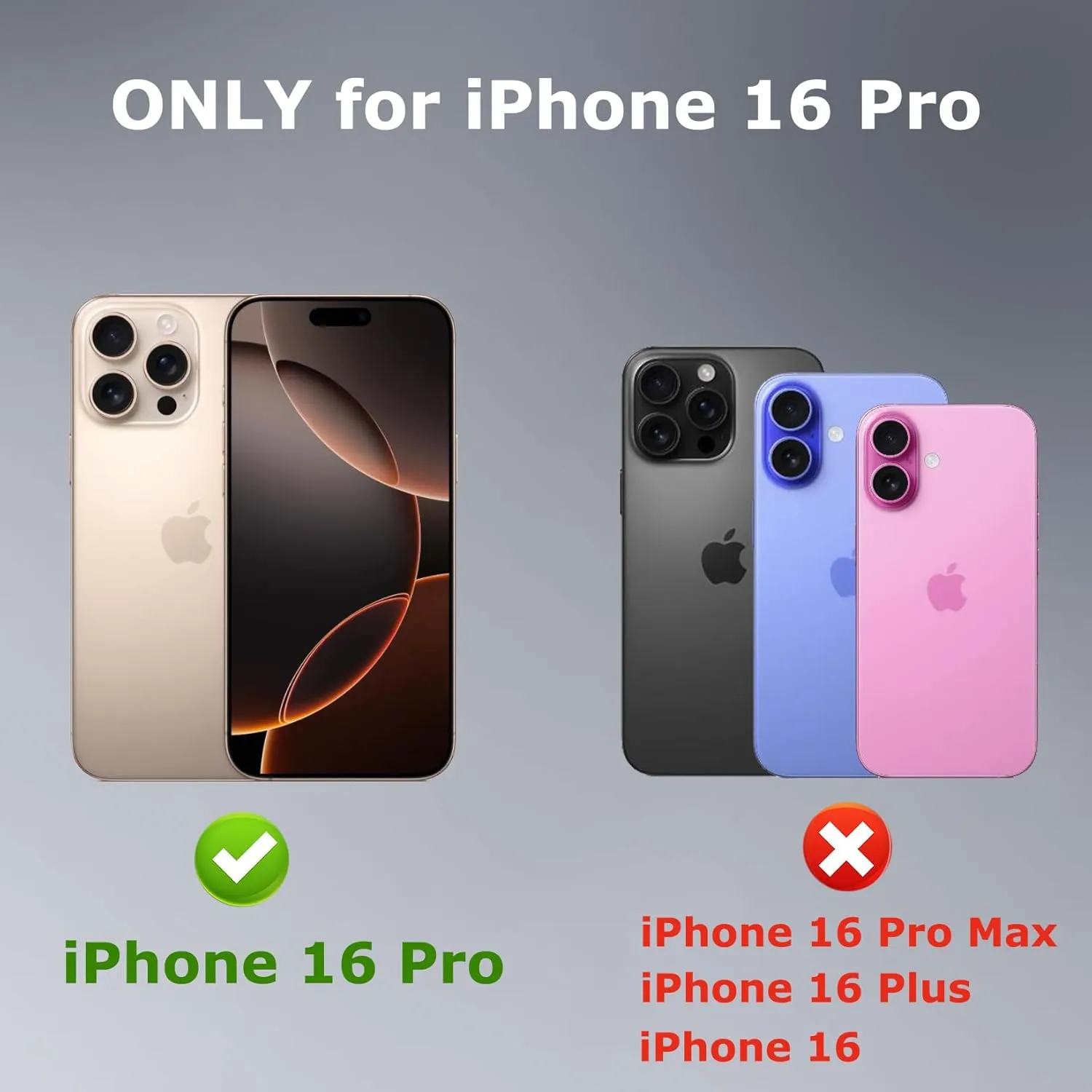 iPhone 16 Pro Military Drop Heavy Duty Protection Belt Clip Case