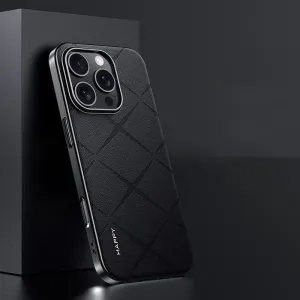 iPhone 16 Series Classy High-End Leather Business Case