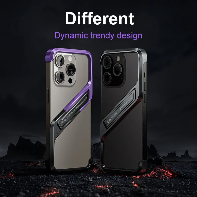 iPhone 16 Series Ultra-Thin Metal Bumper Case