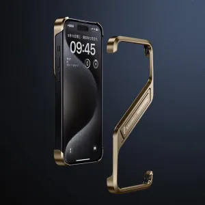iPhone 16 Series Ultra-Thin Metal Bumper Case