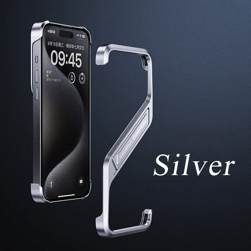 iPhone 16 Series Ultra-Thin Metal Bumper Case