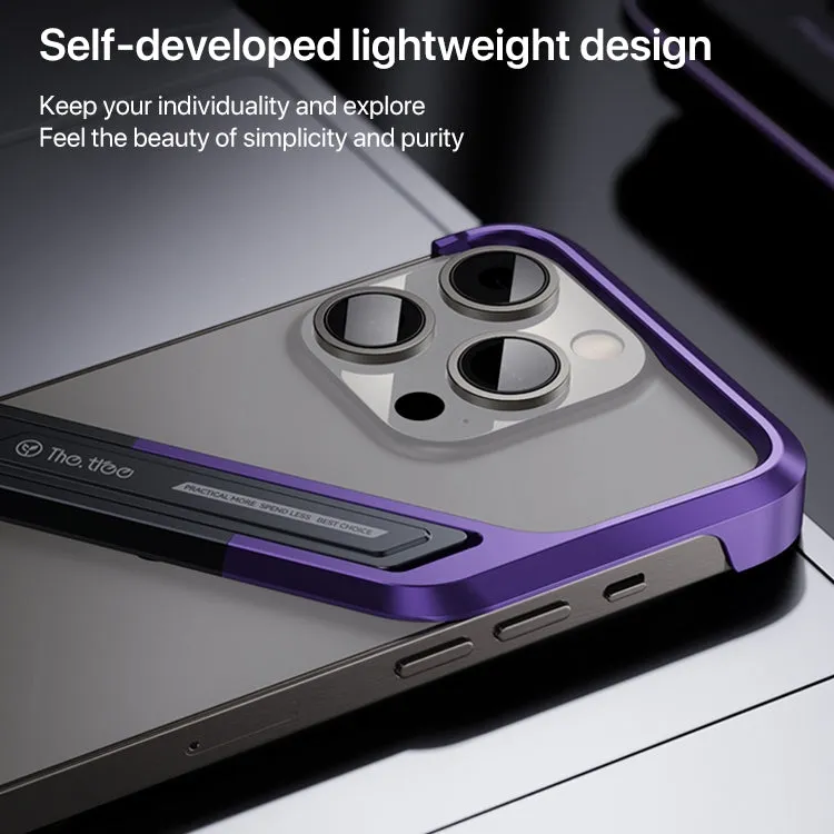 iPhone 16 Series Ultra-Thin Metal Bumper Case