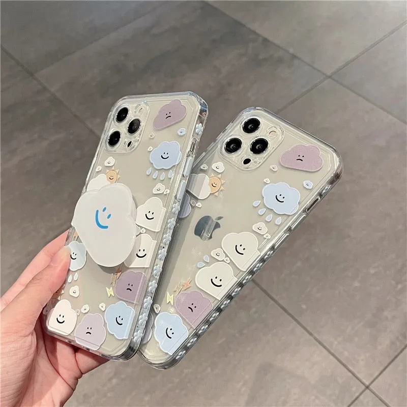 iPhone case with a cute holder