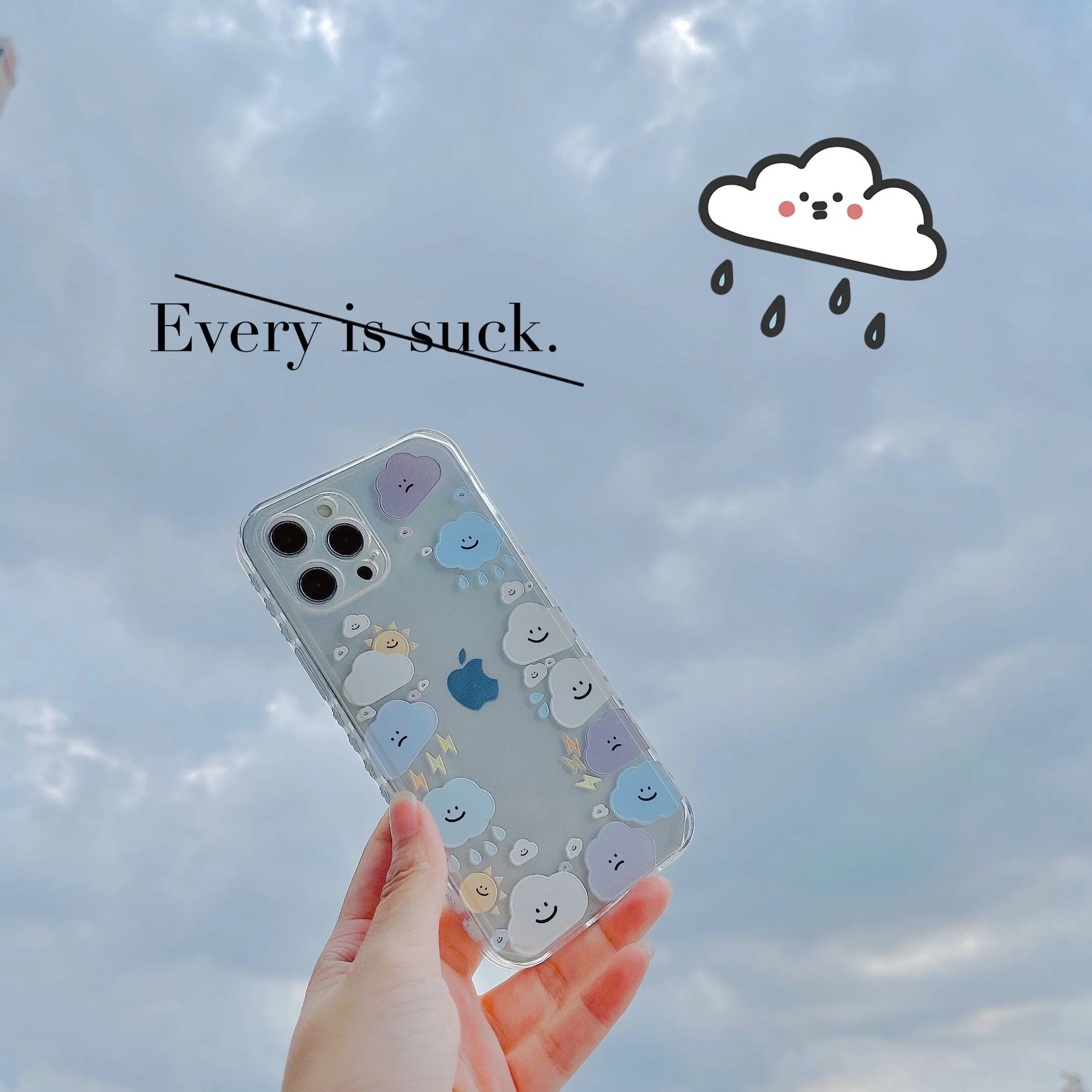iPhone case with a cute holder