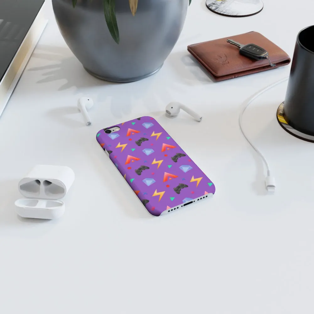 iPhone Cases - Gamers Play Purple
