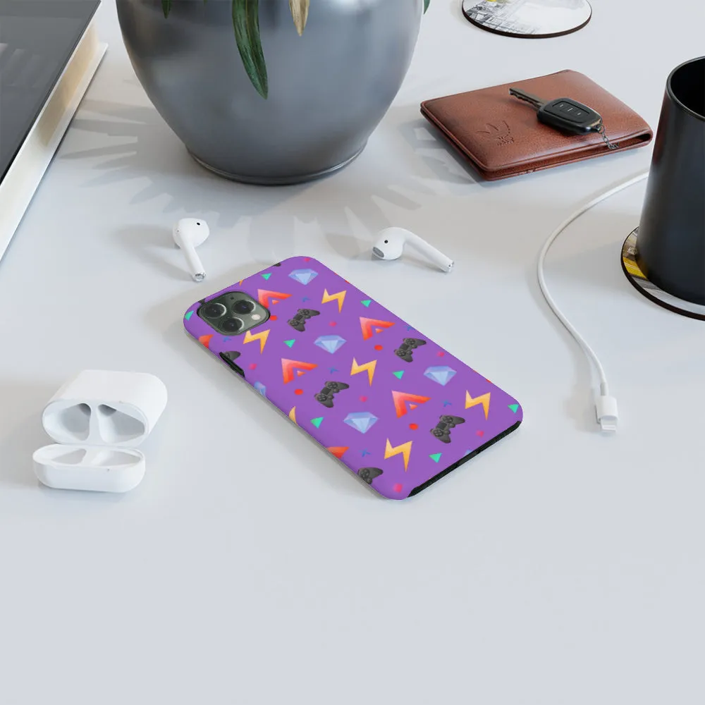 iPhone Cases - Gamers Play Purple