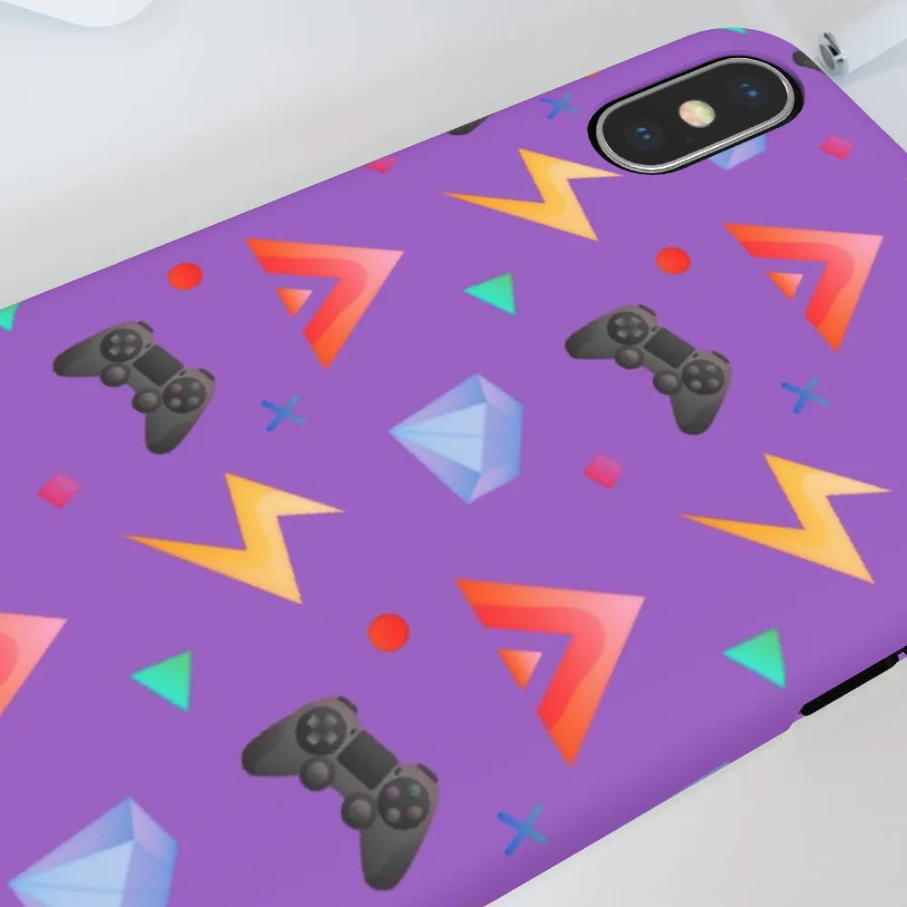 iPhone Cases - Gamers Play Purple