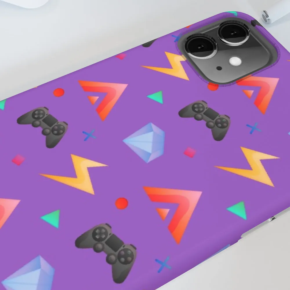 iPhone Cases - Gamers Play Purple
