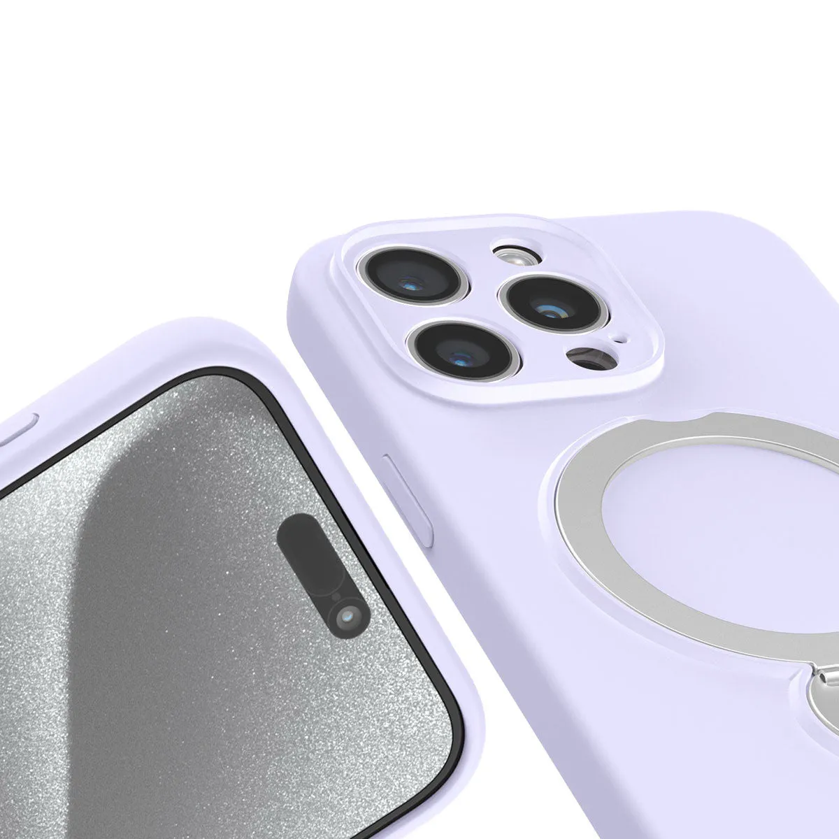 iPhone MagSafe Silicone Case with 360 Ring