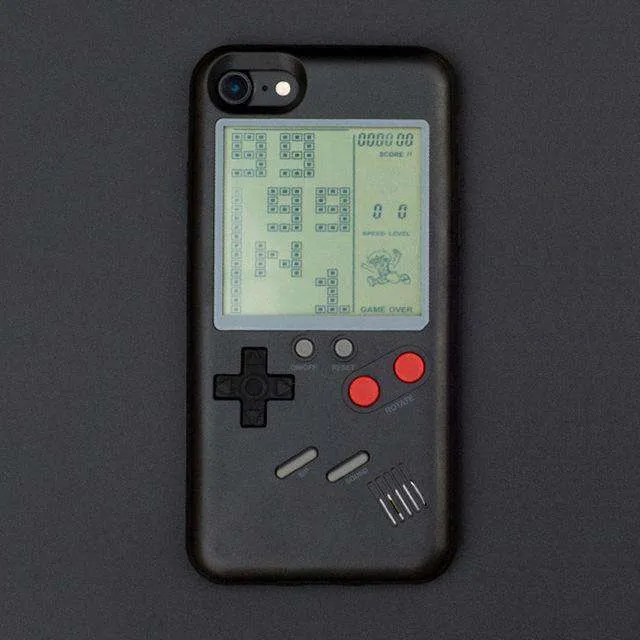 iPhone Retro-Game Case Black & White