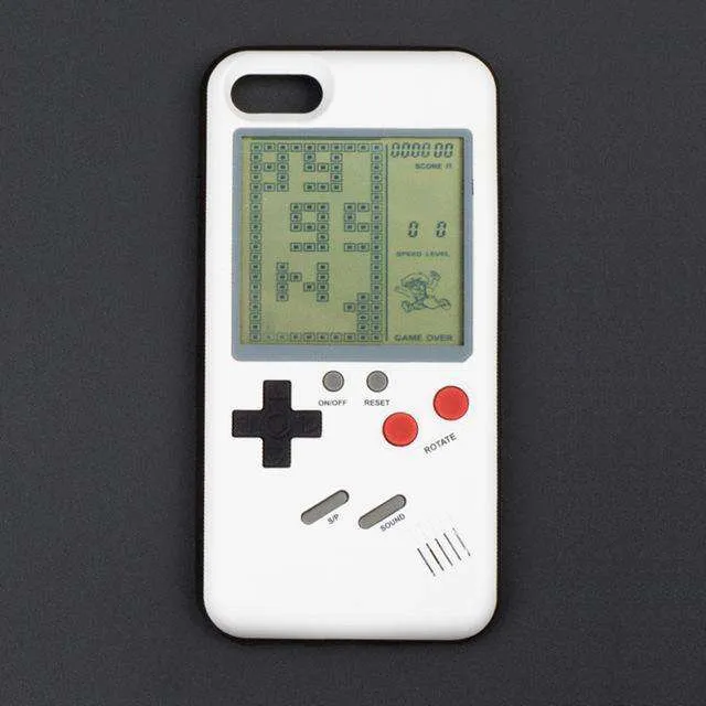 iPhone Retro-Game Case Black & White