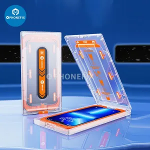 iPhone Series Screen Protector With Easy Installation Dust-Free Box