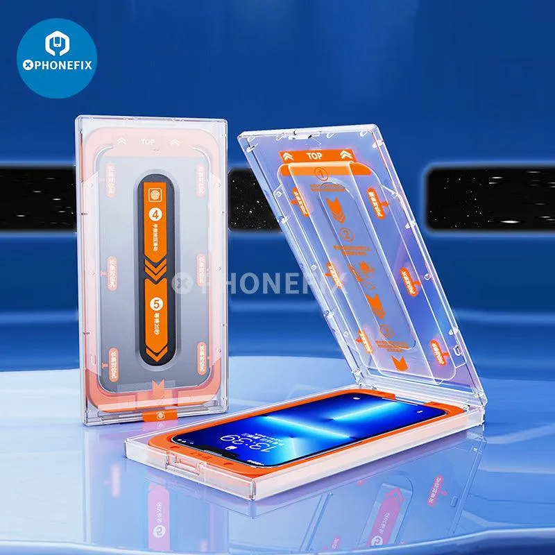 iPhone Series Screen Protector With Easy Installation Dust-Free Box