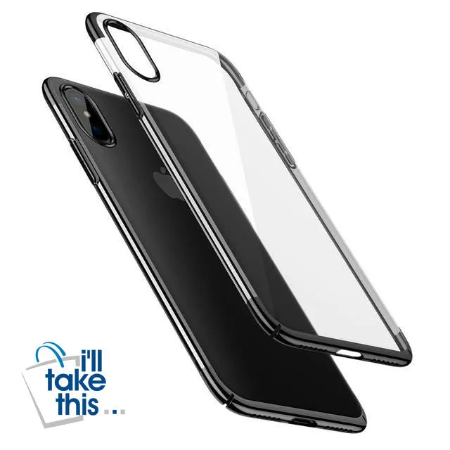 iPhone X Cases Transparency Plastic Case For iPhone X Ultra Thin Protective Shell