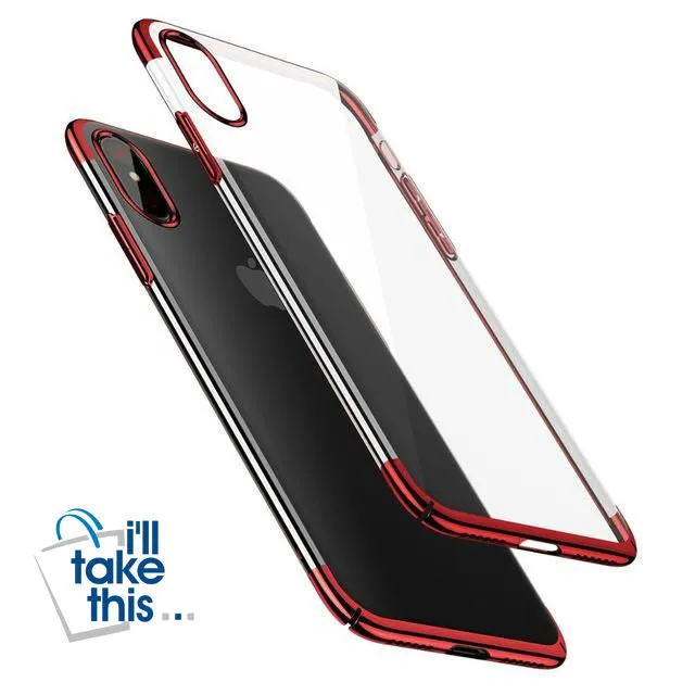 iPhone X Cases Transparency Plastic Case For iPhone X Ultra Thin Protective Shell