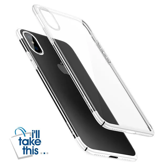 iPhone X Cases Transparency Plastic Case For iPhone X Ultra Thin Protective Shell