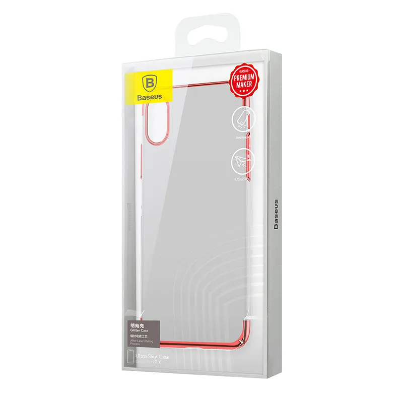 iPhone X Cases Transparency Plastic Case For iPhone X Ultra Thin Protective Shell