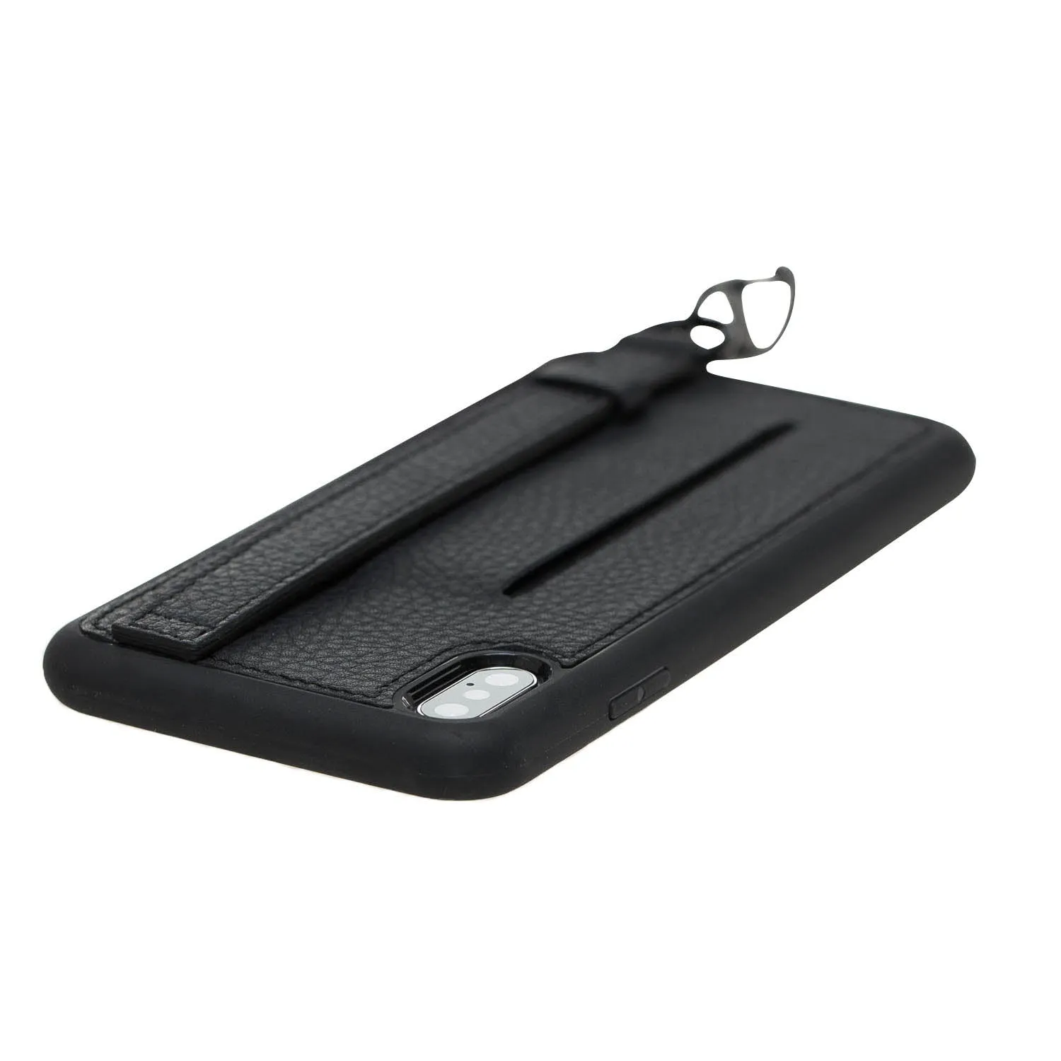 iPhone X / XS Snap-on Leather Grip Case
