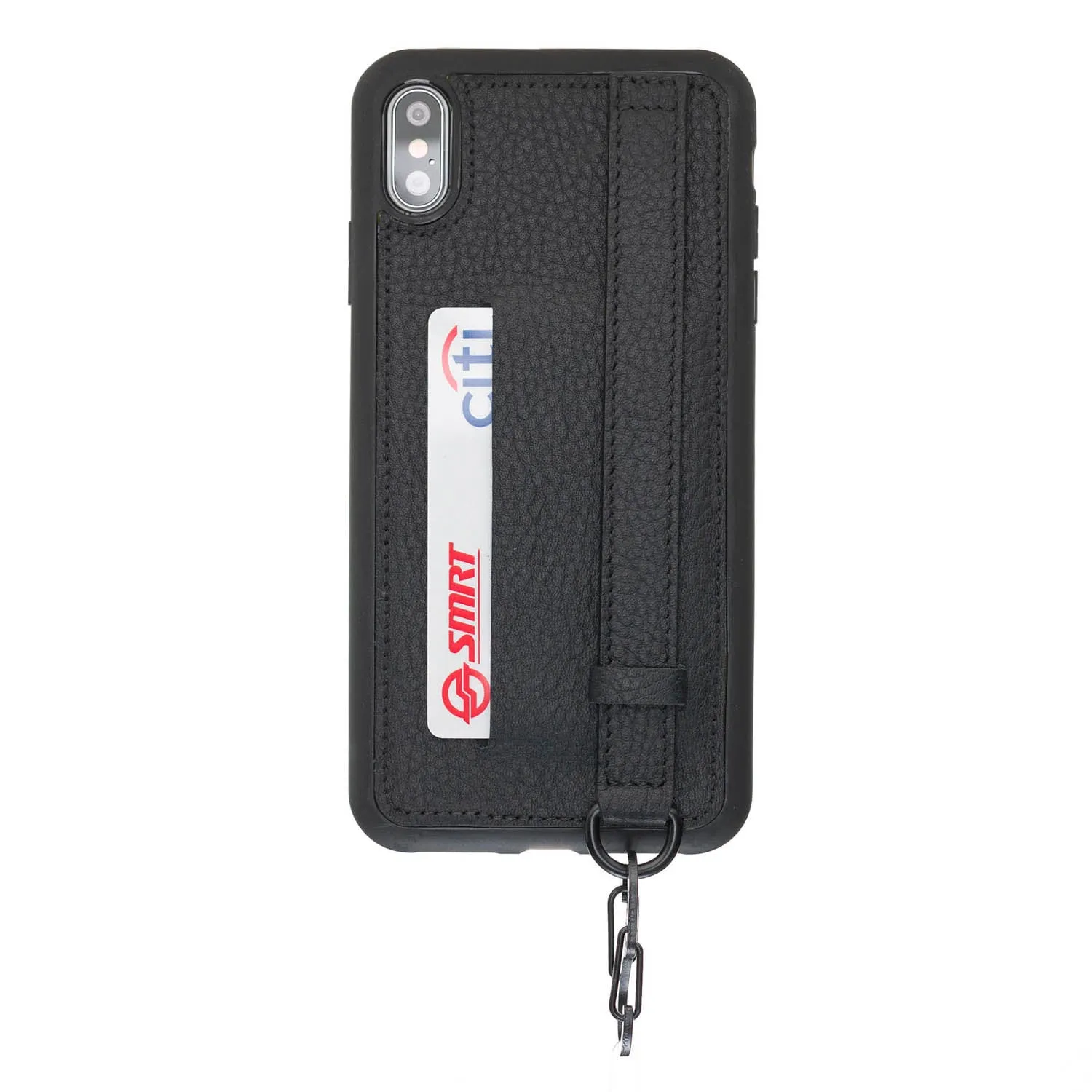 iPhone X / XS Snap-on Leather Grip Case