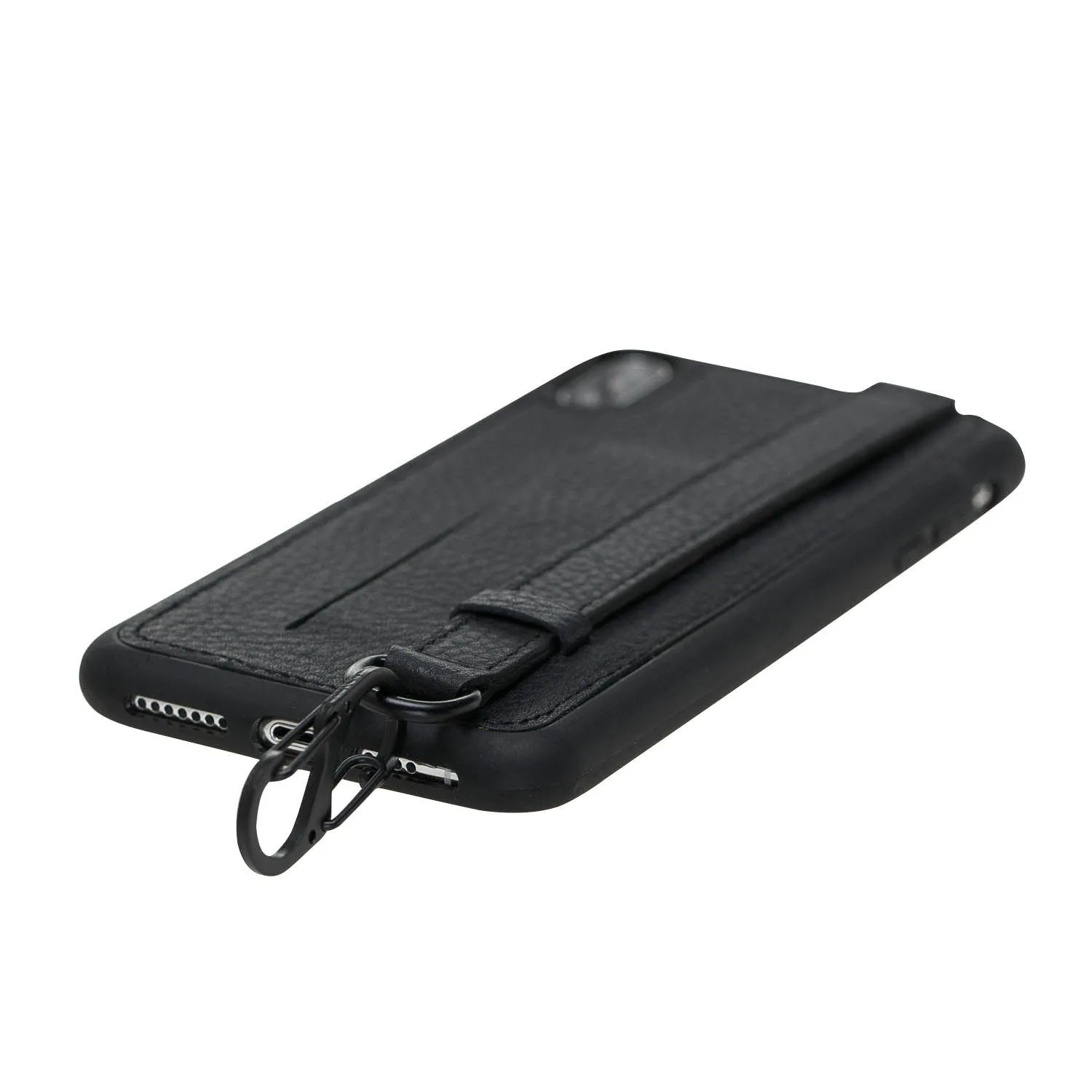 iPhone X / XS Snap-on Leather Grip Case