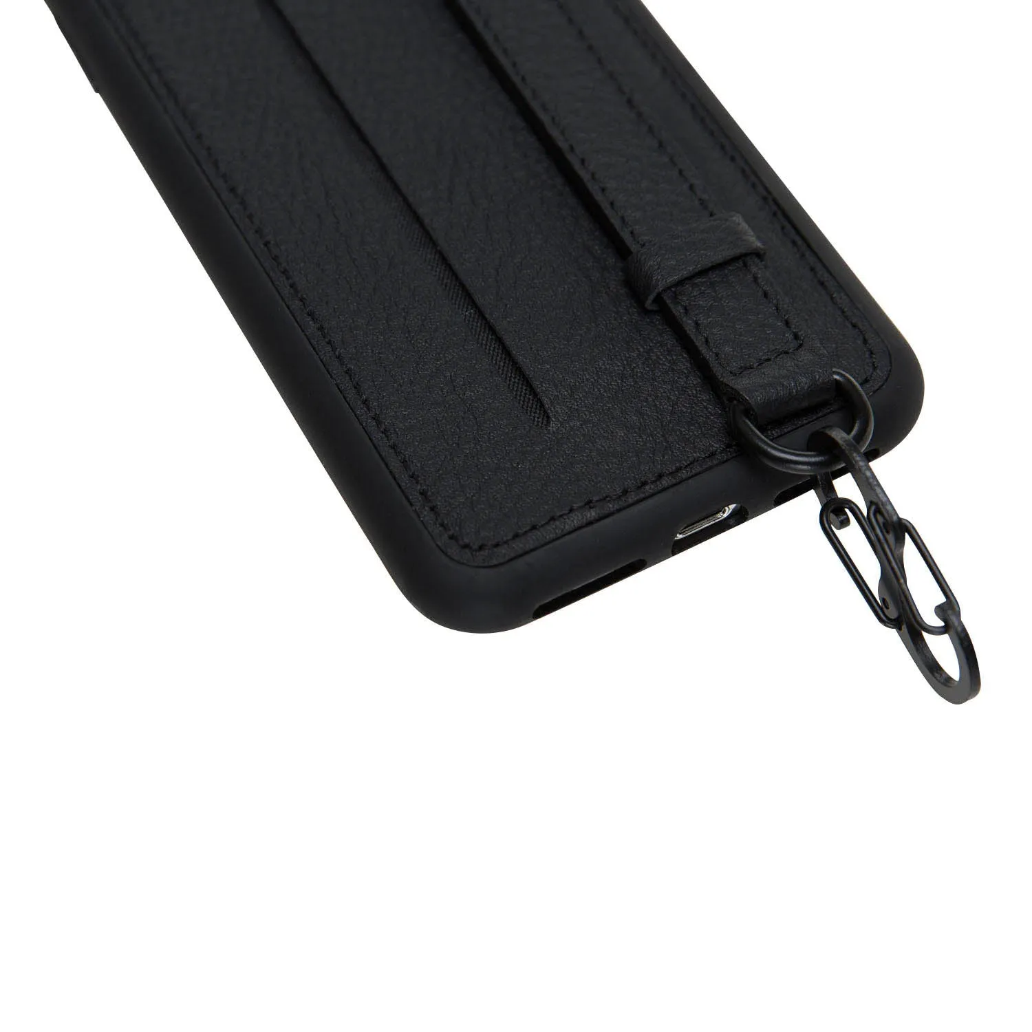 iPhone X / XS Snap-on Leather Grip Case