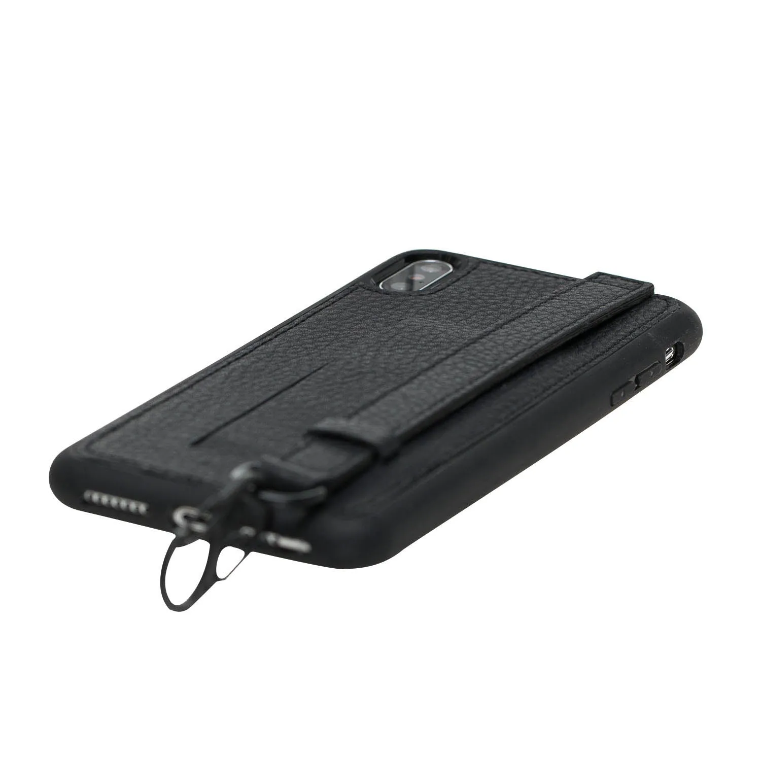 iPhone X / XS Snap-on Leather Grip Case