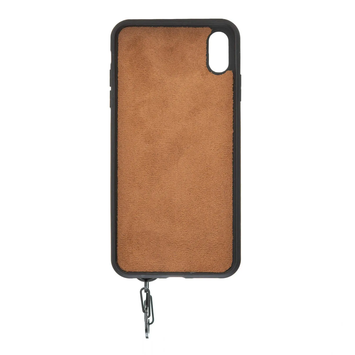 iPhone X / XS Snap-on Leather Grip Case