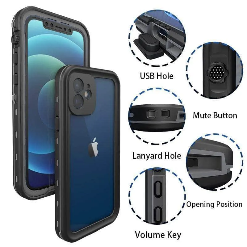 iPhone13 Pro Max Waterproof Phone IP68 Underwater Diving Case