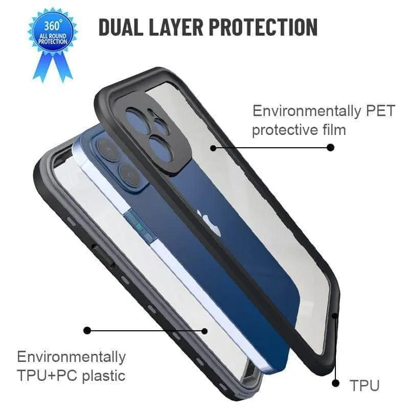 iPhone13 Pro Max Waterproof Phone IP68 Underwater Diving Case