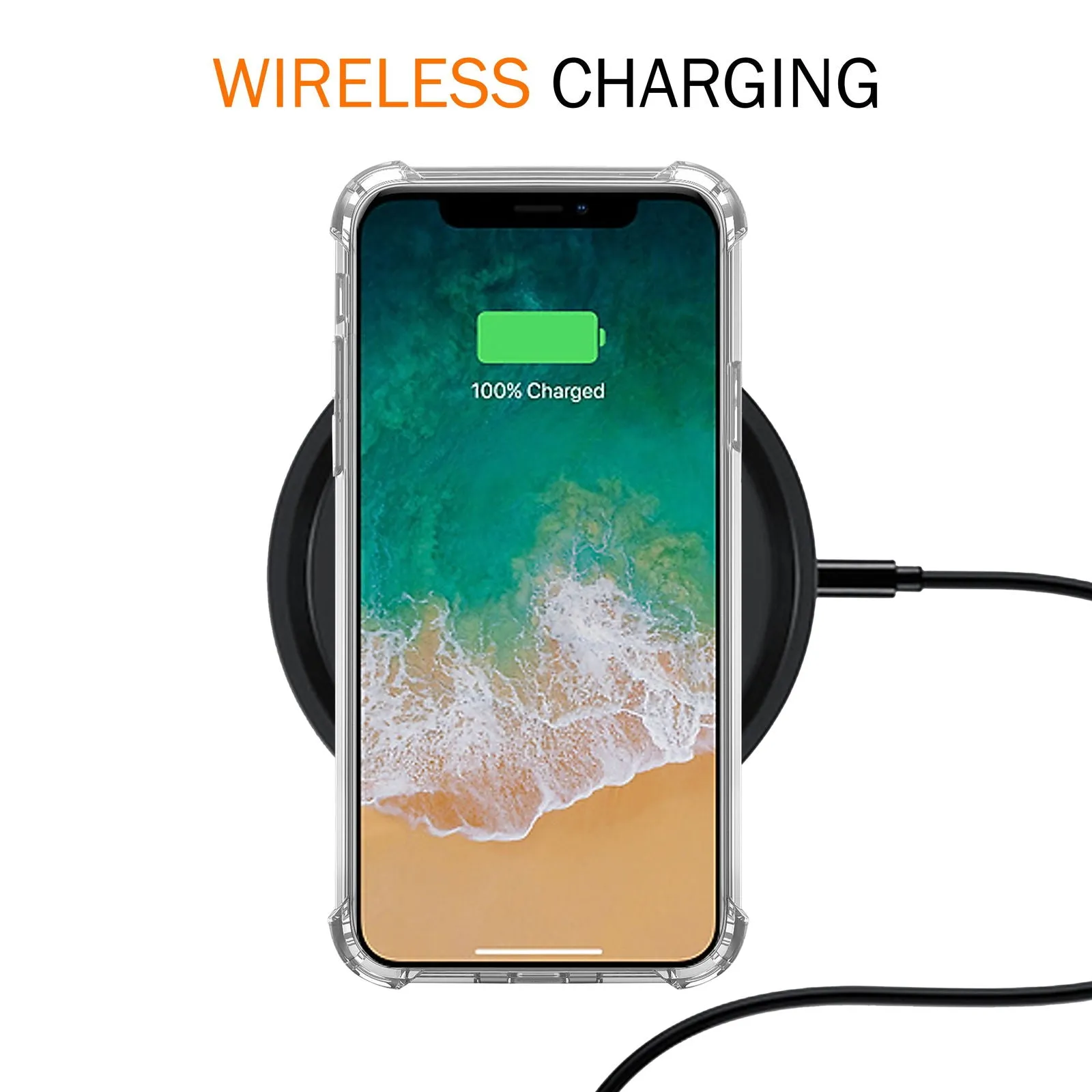 iSoul iPhone X Silicon Gel Case Shock absorb Slim Soft TPU Cover 5.8"