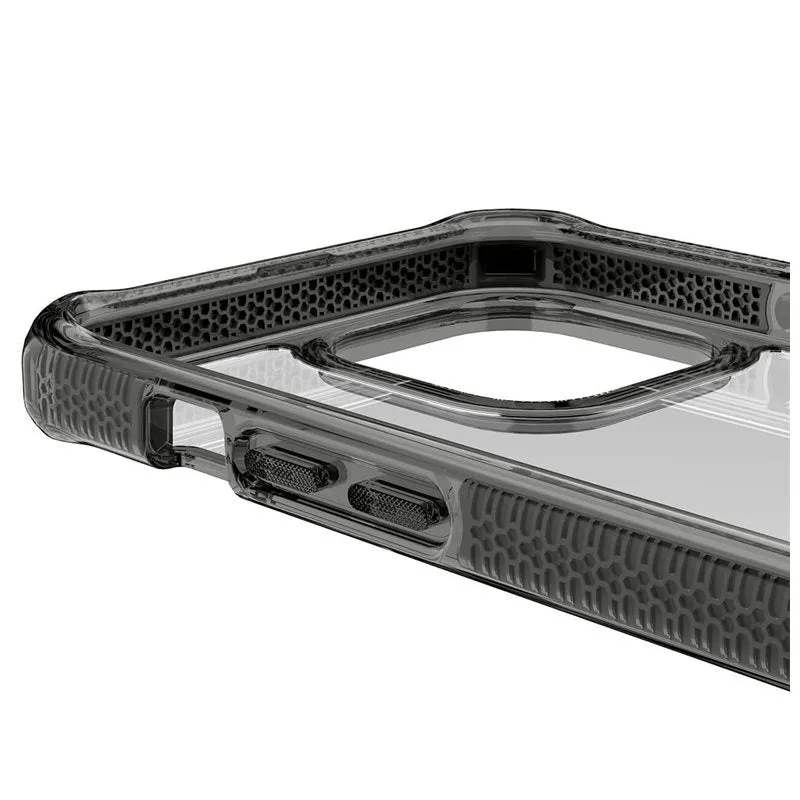 ITSkins - iPhone 13 Pro Max / iPhone 12 Pro Max Supreme Clear Hardcase Case Antimicrobial (AP2N-HBMKC-BKTR) - Transparent / Black