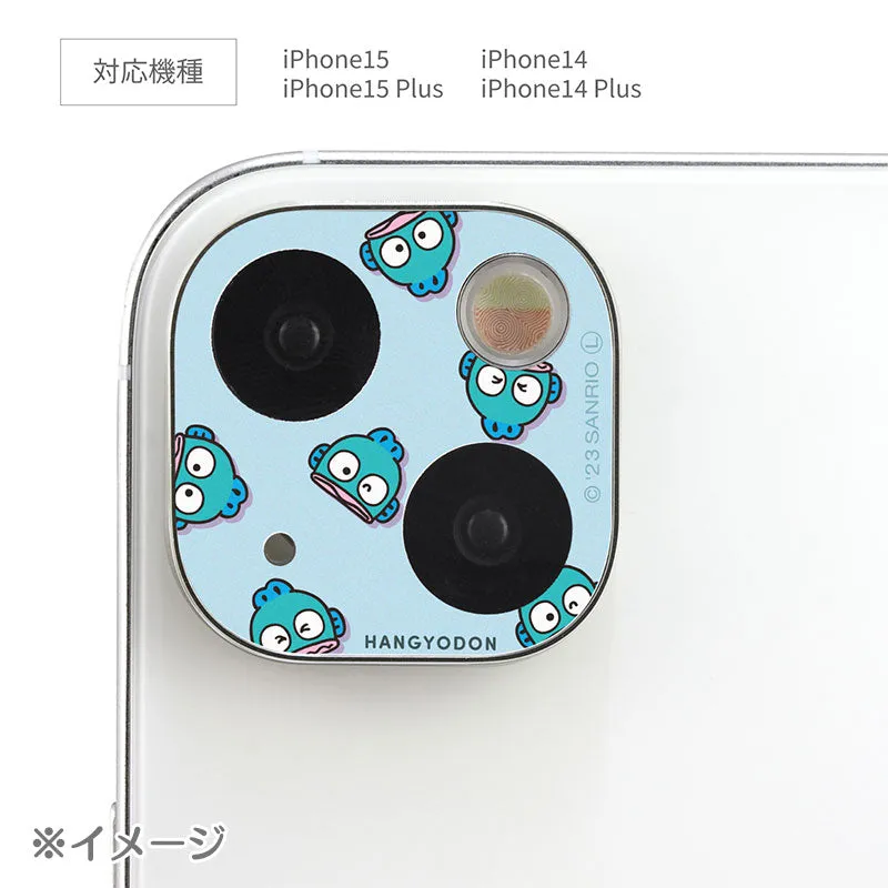 Japan Sanrio - Hangyodon Camera cover compatible with iPhone 15/15 Plus/14 Plus
