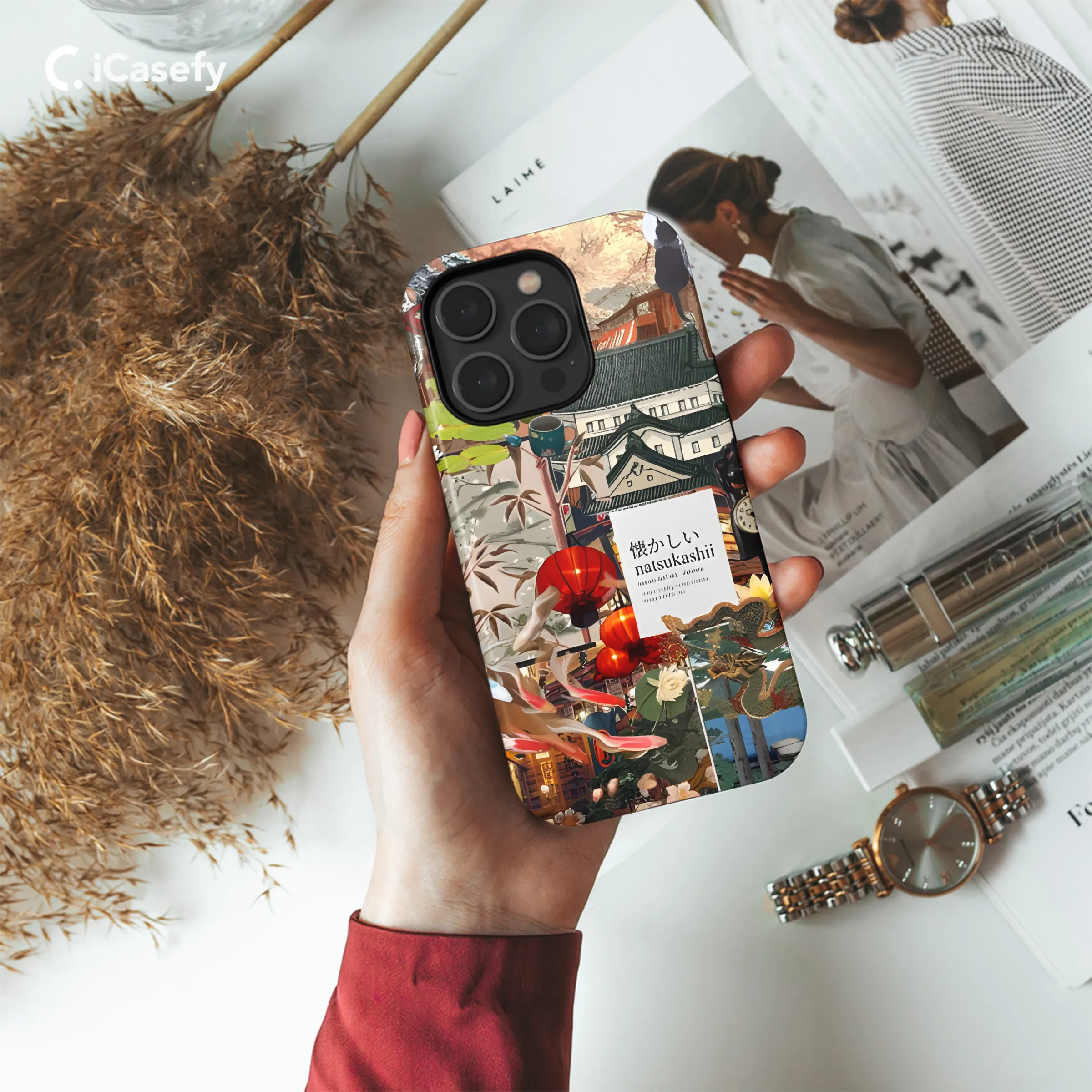 Japanese Mood Board Collage Phone Case iPhone Samsung Cover Pixel 1888