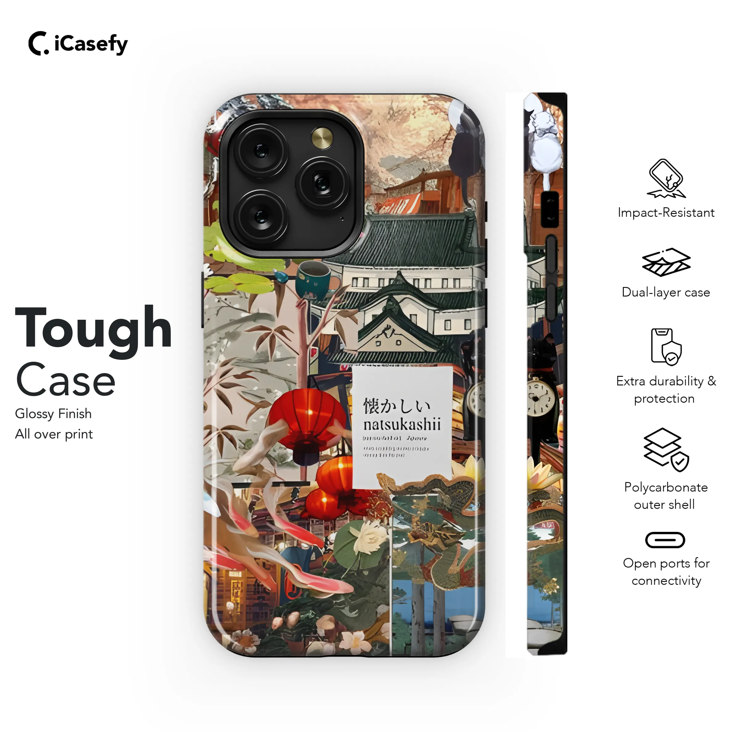 Japanese Mood Board Collage Phone Case iPhone Samsung Cover Pixel 1888