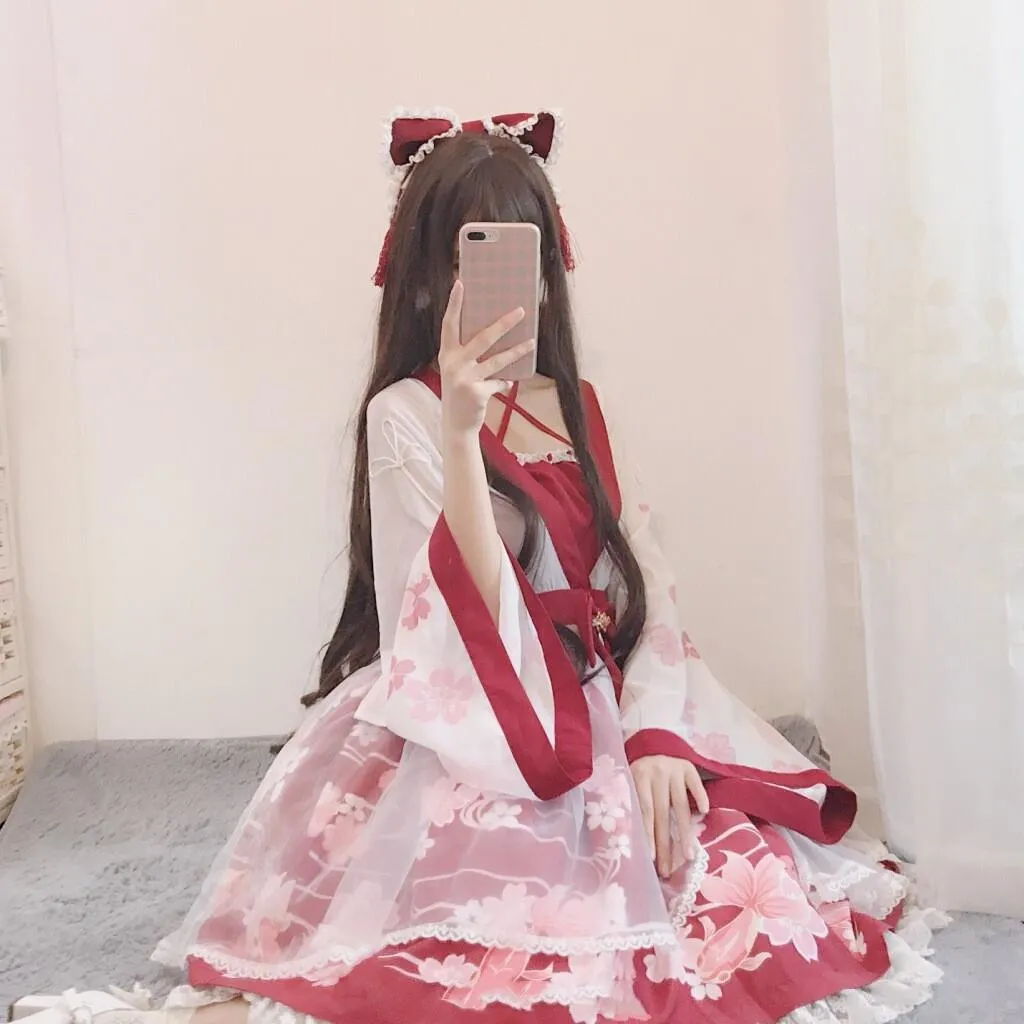 Japanese Ponyo Cosplay Dress AD10003