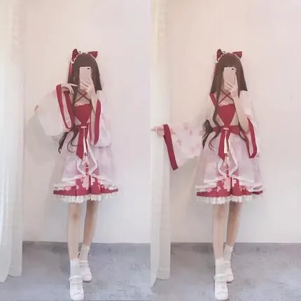 Japanese Ponyo Cosplay Dress AD10003