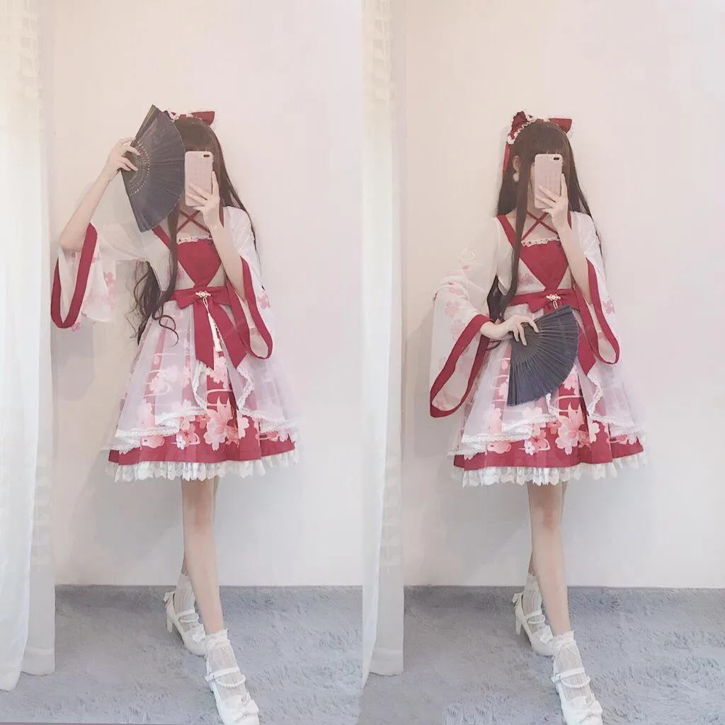 Japanese Ponyo Cosplay Dress AD10003