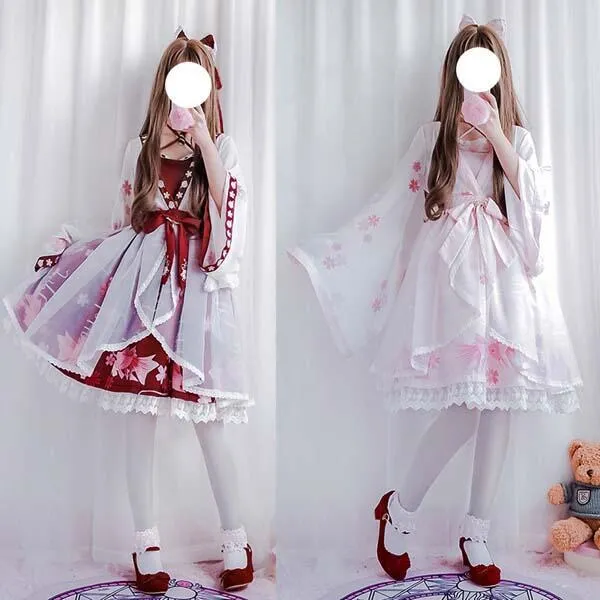 Japanese Ponyo Cosplay Dress AD10003
