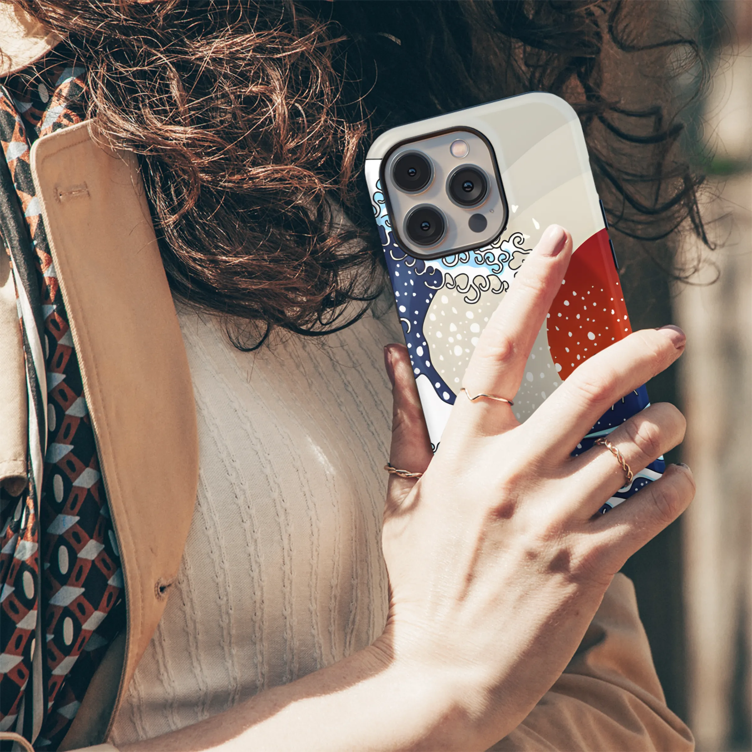 Japanese wave Phone Case iPhone Samsung Cover Pixel 2566