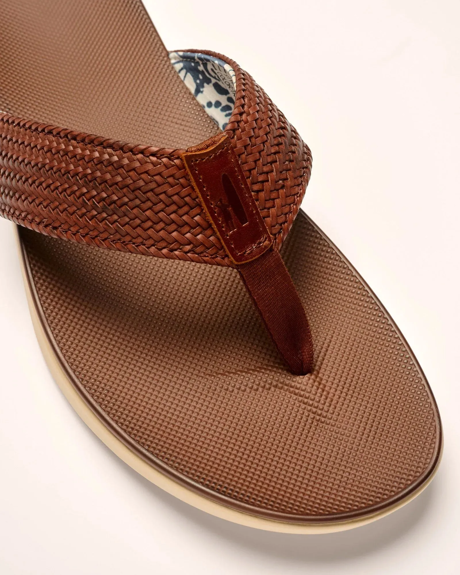 Johnnie-O Boardwalk Leather Sandals - Tan