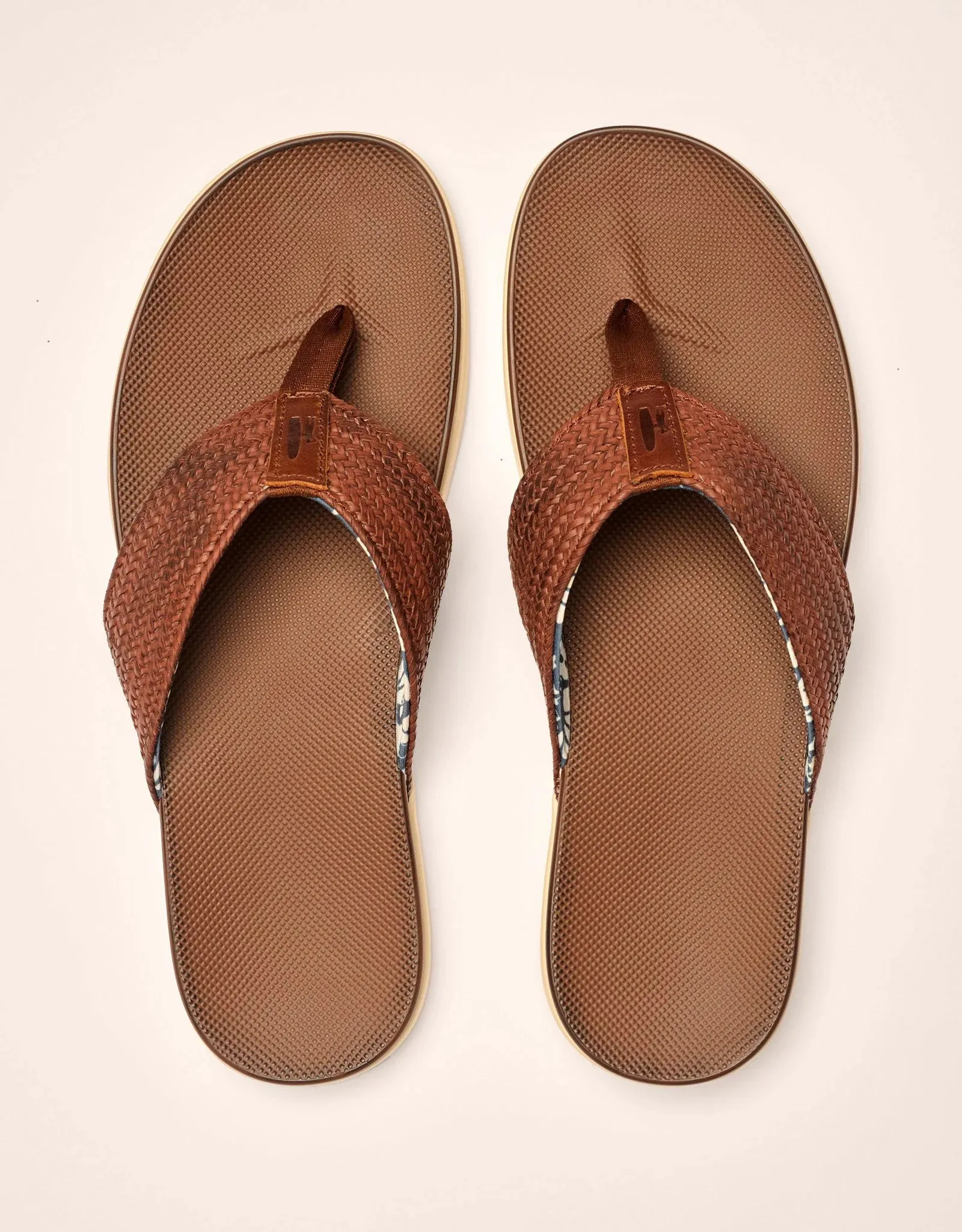 Johnnie-O Boardwalk Leather Sandals - Tan