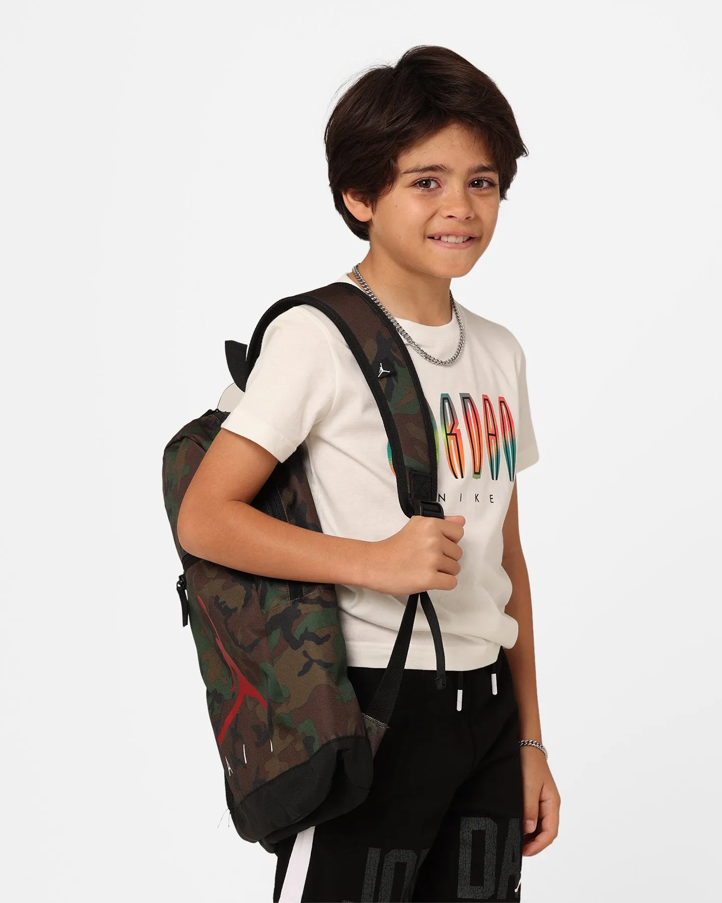 Jordan Air School Backpack With Pencil Case Camo