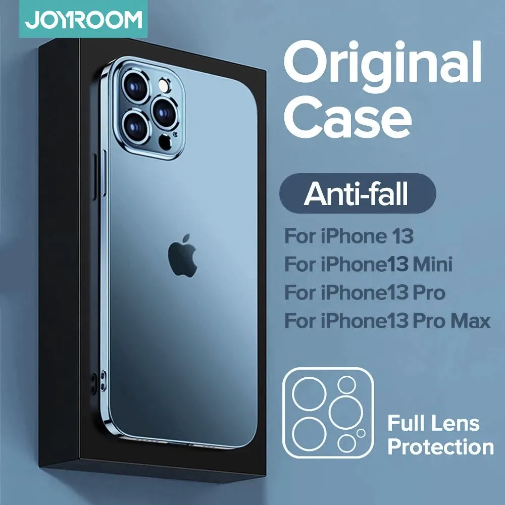 Joyroom Luxury Case For iPhone 13 12 Pro Max TPU PC Shockproof Phone Cases Full Lens Protection Cover For iPhone 13 Pro Max Case