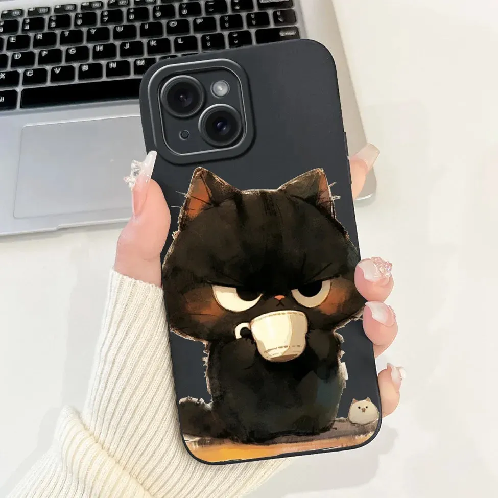 Jueeboy Protective Soft Silicone Phone Case – Cute and Artistic Designs for iPhone 14 Series
