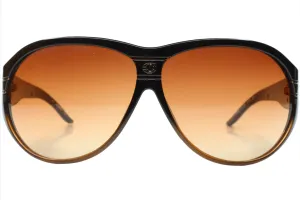Just Cavalli JC196S 05F Black Fade Gradient Brown Designer Sunglasses