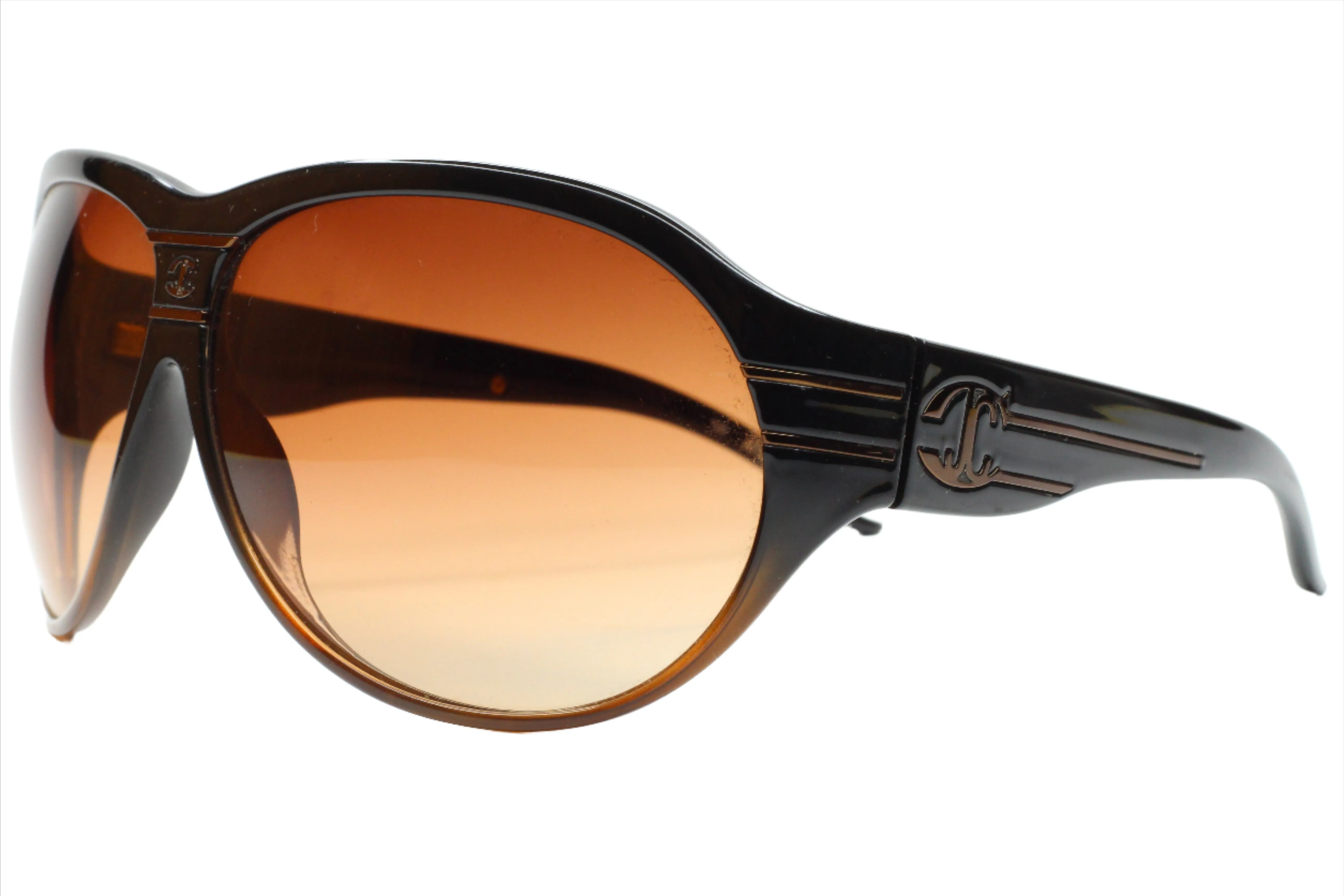 Just Cavalli JC196S 05F Black Fade Gradient Brown Designer Sunglasses