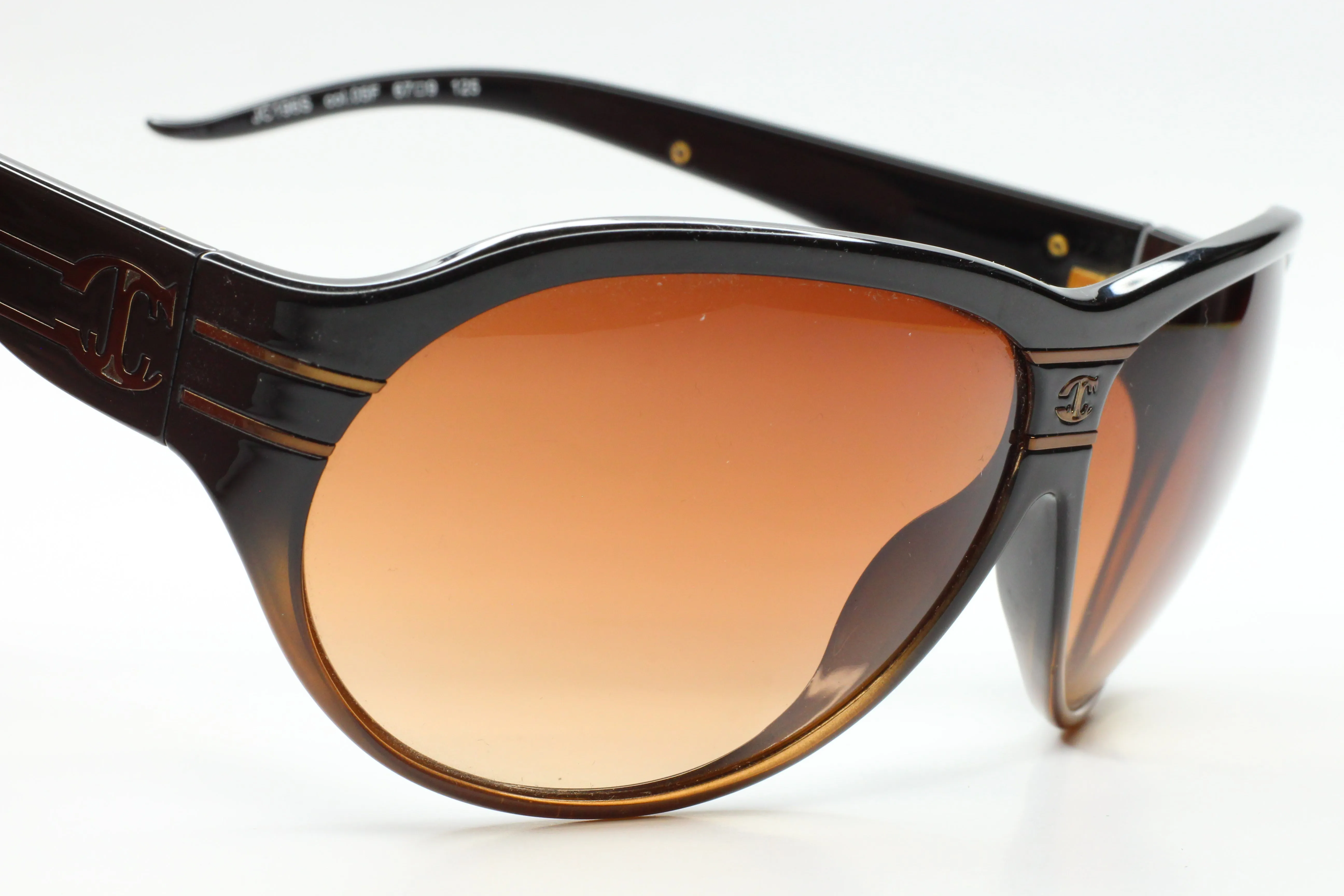 Just Cavalli JC196S 05F Black Fade Gradient Brown Designer Sunglasses