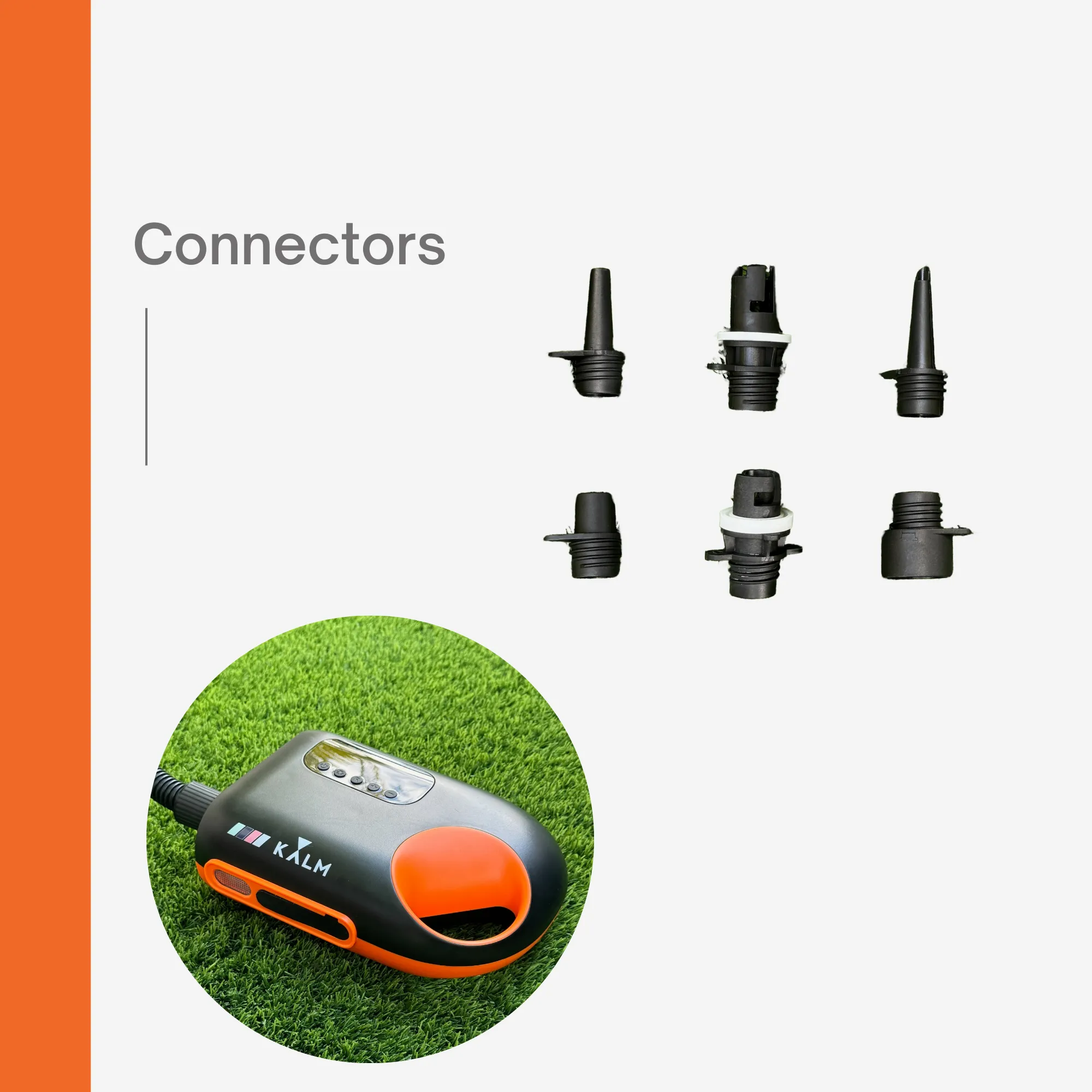 Kalm Rechargeable Electric Pump with Power Bank for SUP, Yoga Boards and Inflatable Cold Tub Plunges