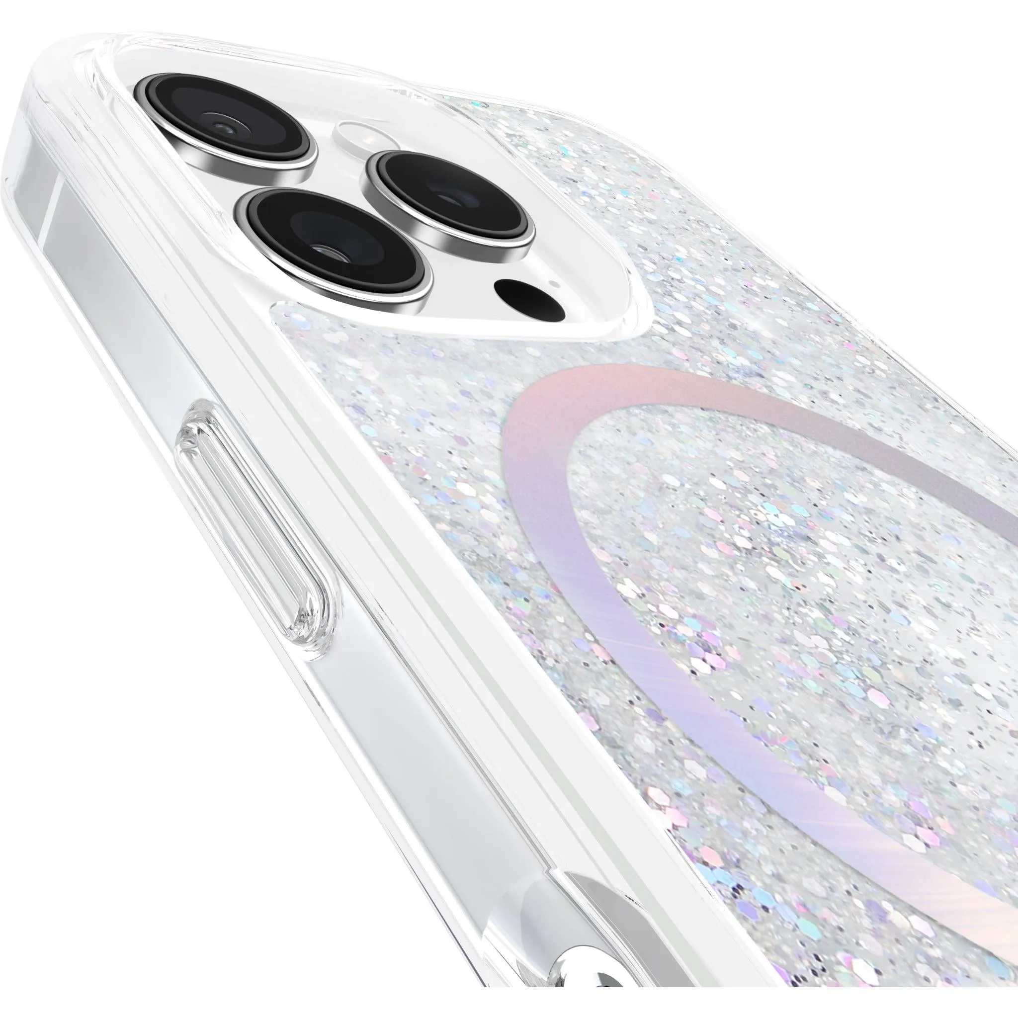 Kate Spade Liquid Glitter MagSafe Case for iPhone 16 Pro (Opal Iridescent)